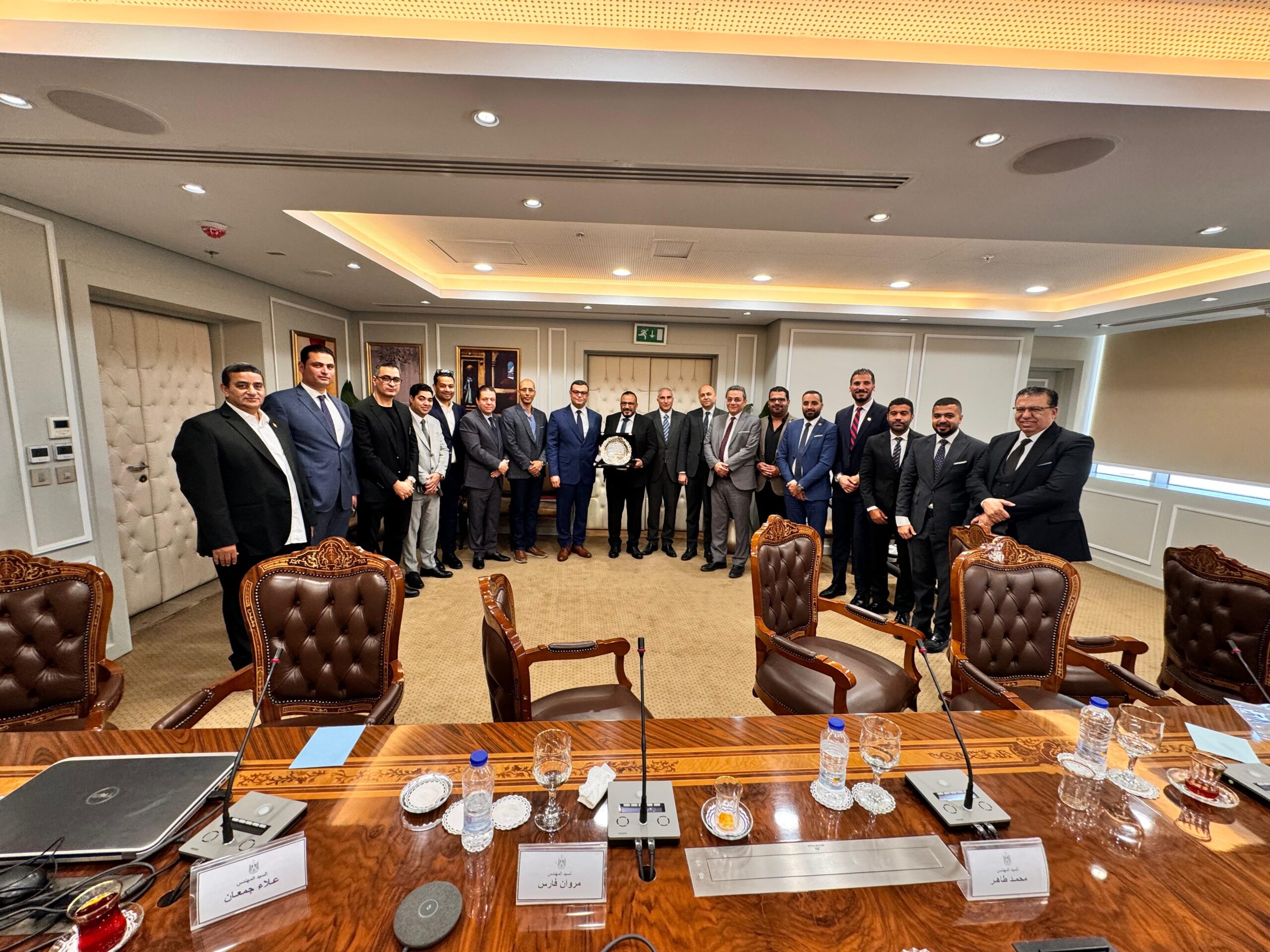 Egypt's Housing Minister Meeting with Real Estate Developers